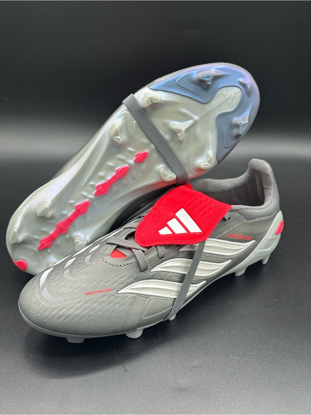 Adidas Predator Elite FT FG Youth Soccer Cleats Gray Size 6 JR3311 New